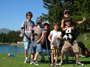 photo2 stages de golf enfants golf de courchevel, savoie, france