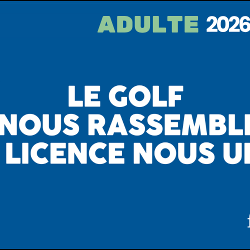 Licence FFGolf Adulte 2026-2027 – Golf Club de Courchevel