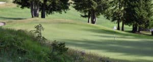 Golf Club de Courchevel | Golf Club de Courchevel,hole 7 of the Courchevel Golf Club