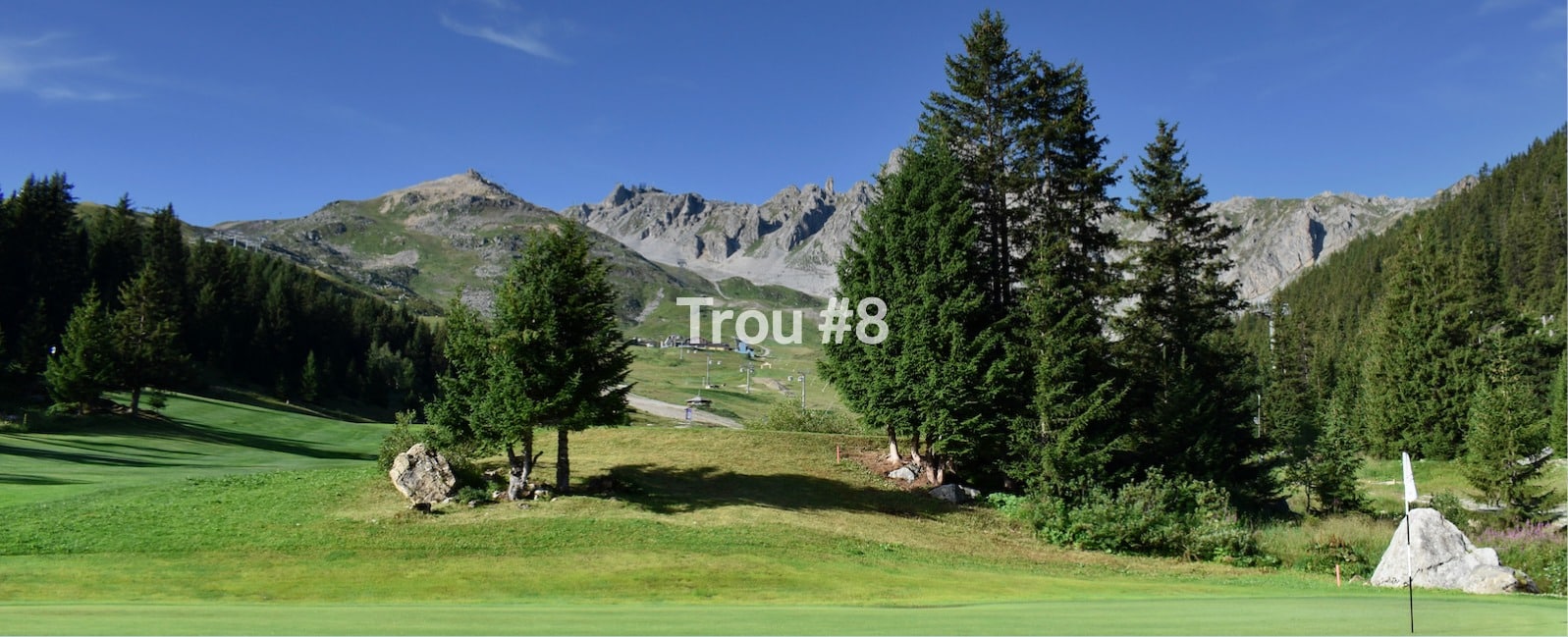 Golf Club de Courchevel | Green du 8