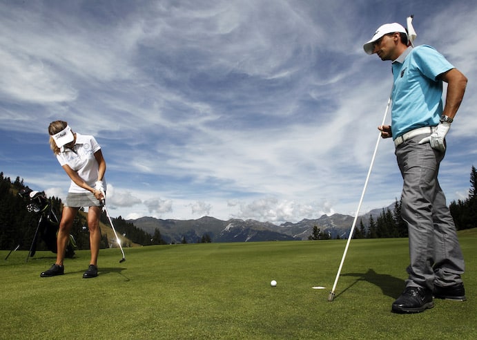 Golf Club de Courchevel | Jouer en couple au sommet
