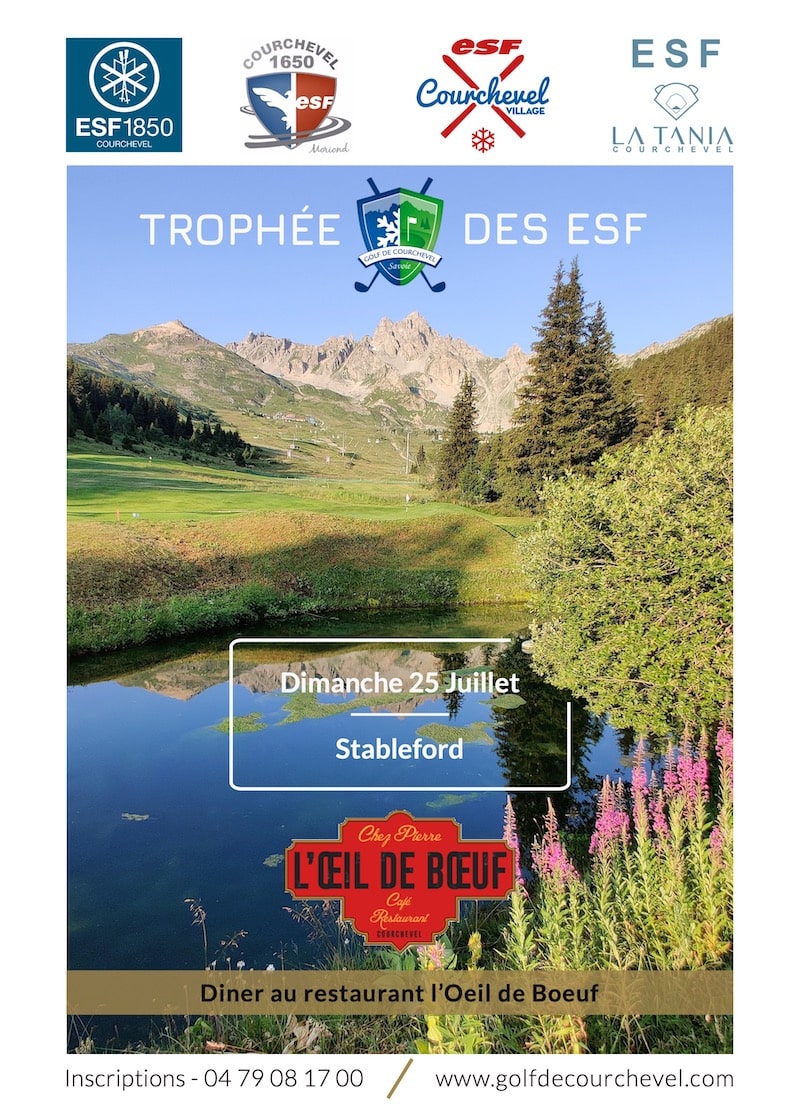 Golf Club de Courchevel | ©Golf Club de Courchevel, lac sur golf en montagne