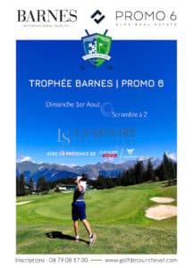 Golf Club de Courchevel | ©Golf Club de Courchevel, golfer in the mountains