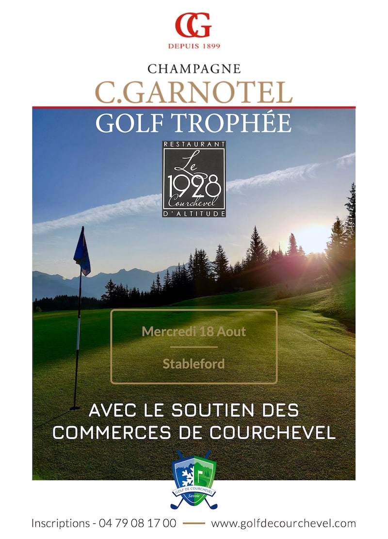 Golf Club de Courchevel | ©Golf Club de Courchevel, lever de soleil sur golf