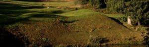 Golf Club de Courchevel | ©@roman.fln, golf de montagne au lever du jour