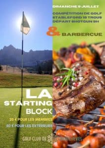 Golf Club de Courchevel | ©Golf Club de Courchevel, golf and barbecue