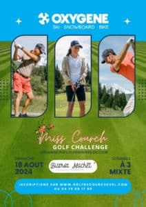 Golf Club de Courchevel | ©Léo RIVOIRON, ©Canva, Oxygène Golf Cahllenge2024